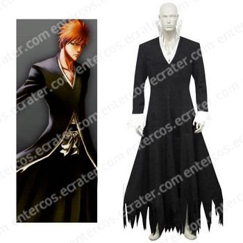 Bleach Zangetsu Halloween Cosplay Costume any size.