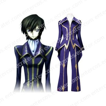 Code Geass Lelouch of the Rebellion Zero Cosplay Costume any size.