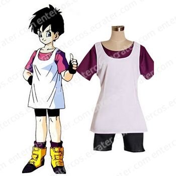 Dragon Ball Z Videl Cosplay Costume any size.