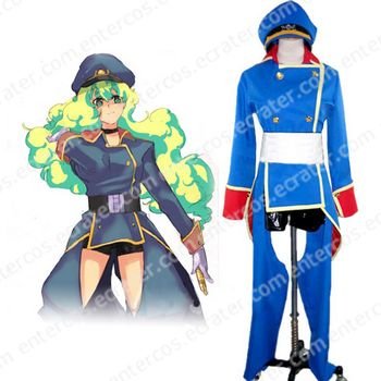 Macross Frontier Galactic Nymph Cosplay Costume any size.