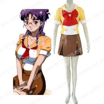 Macross Frontier Mihoshi Academy I Uniform Cosplay Costume any size.