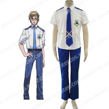 Macross Frontier Mihoshi Academy Uniform Cosplay Costume any size.