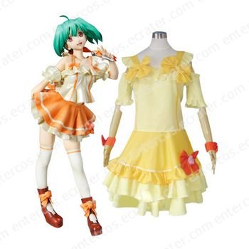 Macross Frontier Ranka Lee Cosplay Costume any size.