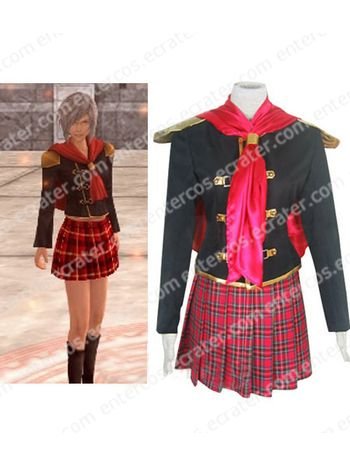 Final Fantasy Agito XIII Female Uniform Cosplay Costume any size.