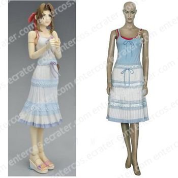 Final Fantasy VII Aerith Gainsborough Cosplay Costume any size.