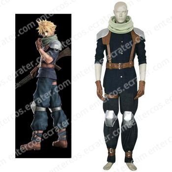 Final Fantasy VII Crisis Core Cloud Strife Halloween Cosplay Costume any size.
