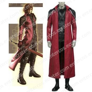 Final Fantasy VII Genesis Rhapsodos Halloween Cosplay Costume any size.