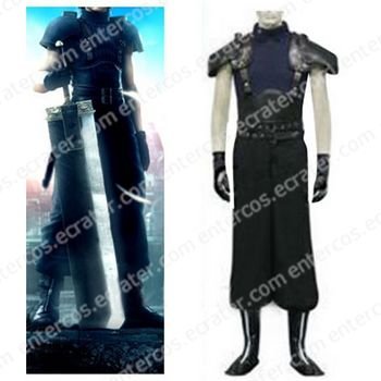 Final Fantasy VII Seven Last Order Zack Halloween Cosplay Costume any size.