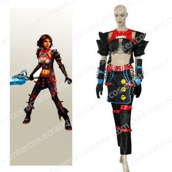 Final Fantasy X-2 Warrior Yuna Cosplay Costume any size.