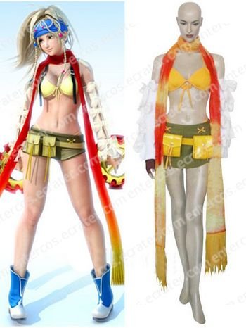 Final Fantasy XII Rikku Cosplay Costume any size.