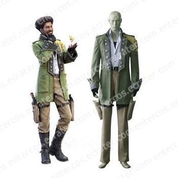Final Fantasy XIII Sazh Katzroy Halloween Cosplay Costume any size.