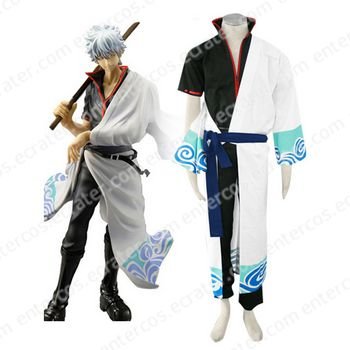 Gin Tama Gintoki Sakata Cosplay Costume any size.