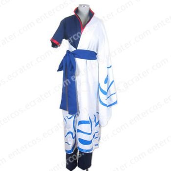 Gintama Silver Soul Sakata Gintoki Cosplay Costume any size.