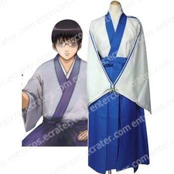 Silver Soul Shinpachi Shimura Cosplay Costume any size.