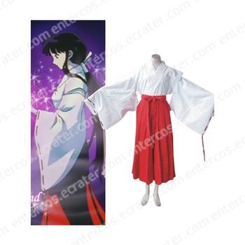 InuYasha Kikyo Cosplay Costume any size