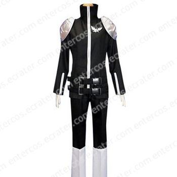 KatekyŨ Hitman Reborn! Black Byakuran Cosplay Costume any size