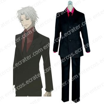 KatekyŨ Hitman Reborn! Gokudera Cosplay Costume any size