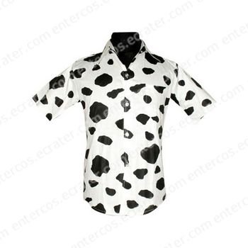 KatekyŨ Hitman Reborn! Lambo Short Sleeves Cosplay Costume any size