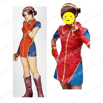 The King of Fighters Athena Asamiya Cosplay Costume any size