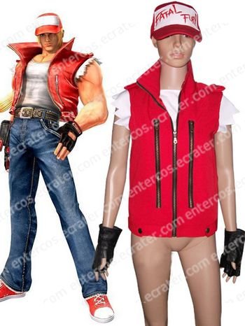 The King Of Fighters Terry Bogard Cosplay Costume any size