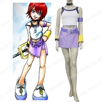 Kingdom Hearts 1 Kairi Halloween Cosplay Costume any size