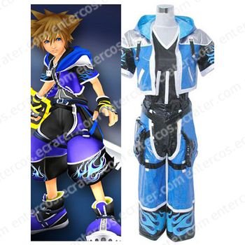 Kingdom Hearts 2 Sora Cosplay Costume any size
