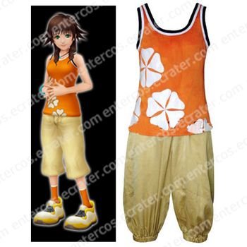 Kingdom Hearts II Olette Cosplay Costume any size