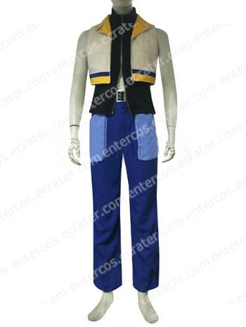 Kingdom Hearts II Riku Halloween Cosplay Costume any size