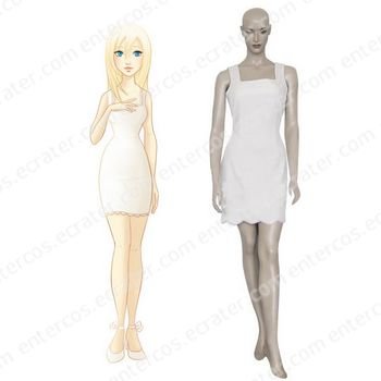 Kingdom Hearts Namine Halloween Cosplay Costume any size