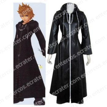 Kingdom Hearts Organization XIII Roxas Halloween Cosplay Costume any size