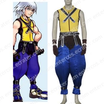 Kingdom Hearts Riku Halloween Cosplay Costume any size