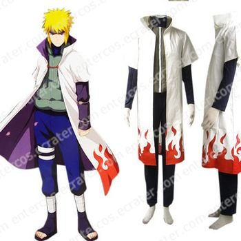 Naruto Yondaime 4th Hokage Cosplay Costume any size