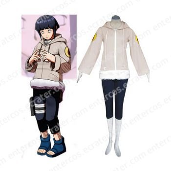 Naruto Hinata Hyuga Part I Deluxe Halloween Cosplay Costume any size