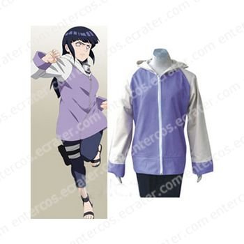 Naruto Hyuga Hinata Jacket Cosplay Costume any size