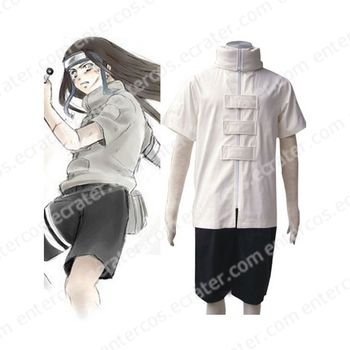 Naruto Hyuuga Neji Halloween Cosplay Costume any size