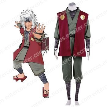 Naruto Jiraiya Halloween Cosplay Costume any size