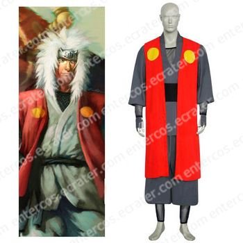 Naruto Jiraiya Halloween Cosplay Costume 2 any size