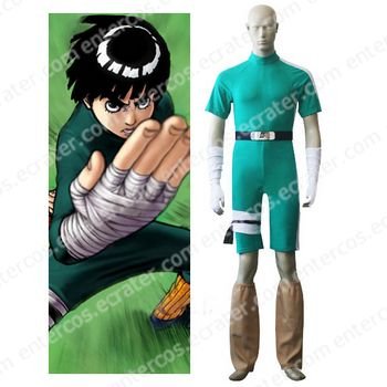 Naruto Rock Lee Cosplay Costume any size