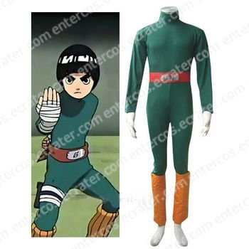 Naruto Rock Lee Halloween Cosplay Costume any size
