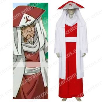 Naruto Sarutobi 3rd Hokage Halloween Cosplay Costume any size