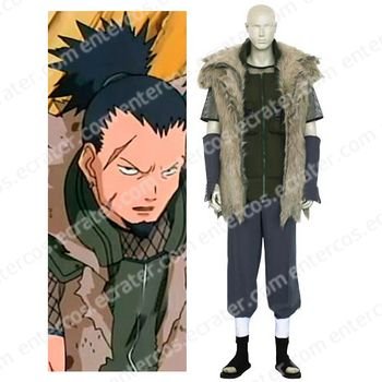 Naruto Shikaku Nara Cosplay Costume any size