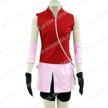 Naruto Shippuden Haruno Sakura Halloween Cosplay Costume any size