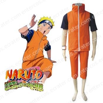 Naruto Shippuden Uzumaki Naruto Adult Halloween Cosplay Costume any size