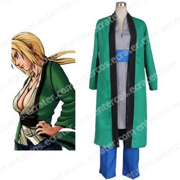 Naruto Tsunade 5th Hokage Halloween Cosplay Costume any size