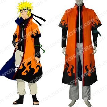 Naruto Uzumaki 6th Hokage Halloween Cosplay Costume any size