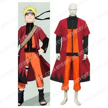 Naruto Uzumaki Halloween Cosplay Costume any size
