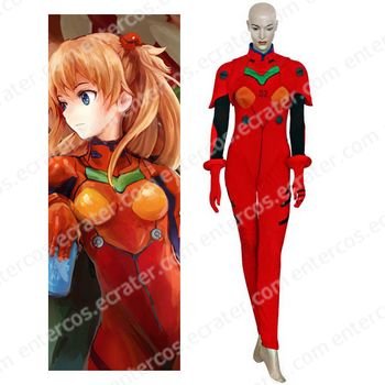 Neon Genesis Evangelion Asuka Plugsuit Cosplay Costume any size