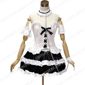 Neon Genesis Evangelion Ayanami GothLoli Cosplay Costume any size