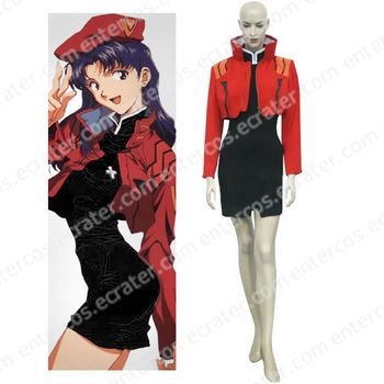 Neon Genesis Evangelion Misato Katsuragi Halloween Cosplay Costume any size