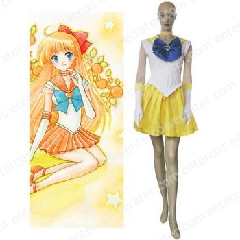 Sailor Moon Sailor Venus Minako Aino Cosplay Costume any size